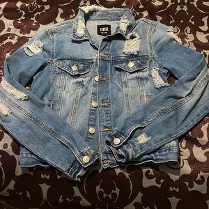 Women’s Denim Jean Jacket in Medium Blue